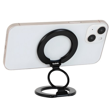 온아워 맥세이프 스마트톡 휴대폰 거치대 OLX-1WG + 맥세이프링 3P, 블랙, 1개 온아워 맥세이프 스마트톡 휴대폰 거치대 OLX-1WG + 맥세이프링 3P, 블랙, 1개-추천-상품