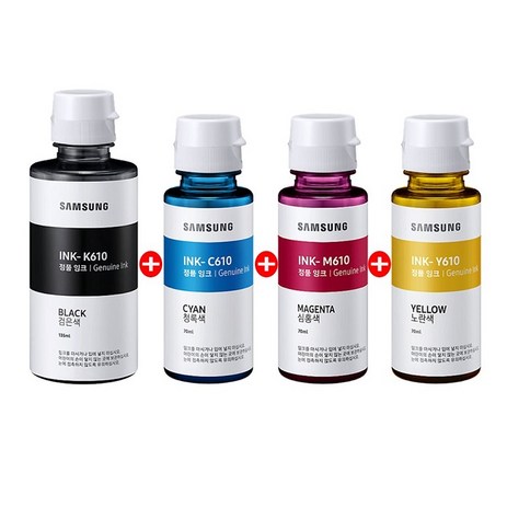 삼성 INK-K610 INK-C610 INK-M610 INK-Y610 프리미엄정품잉크, 정품 4색세트, 1개-추천-상품