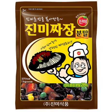 진미 짜장 분말, 1kg, 1개-추천-상품