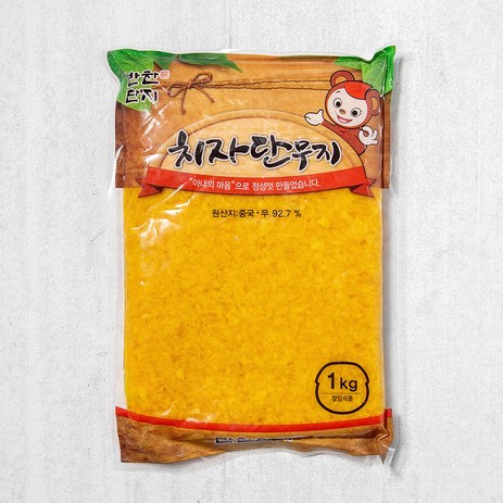 반찬단지 치자단무지 알밥용, 1kg, 1개-추천-상품