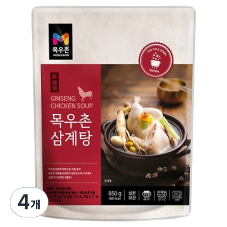 목우촌 삼계탕, 850g, 4개-추천-상품