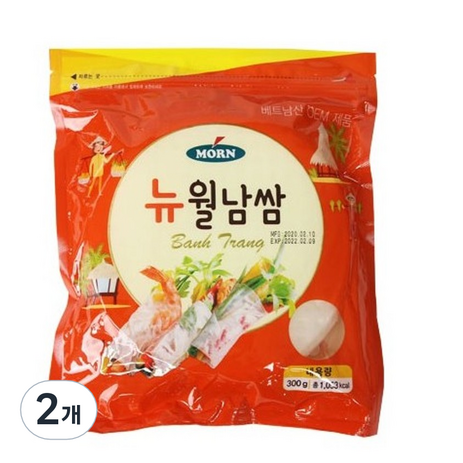 몬 뉴 월남쌈 원형, 300g, 2개-추천-상품