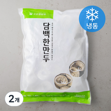 한만두 담백한 만두 (냉동), 1.4kg, 2개-추천-상품