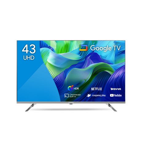 더함 4K UHD 스마트 TV, 109cm(43인치), NA432UHD, 스탠드형, 고객직접설치-추천-상품