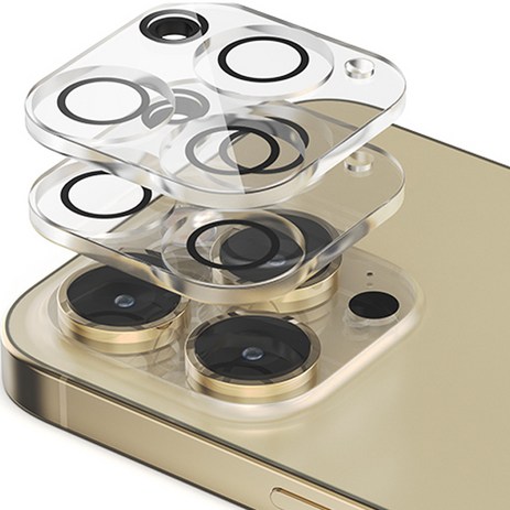 신지모루 휴대폰 빛번짐 방지 카메라 렌즈 강화유리 블랙링 액정보호필름 2p 세트, 2매-추천-상품