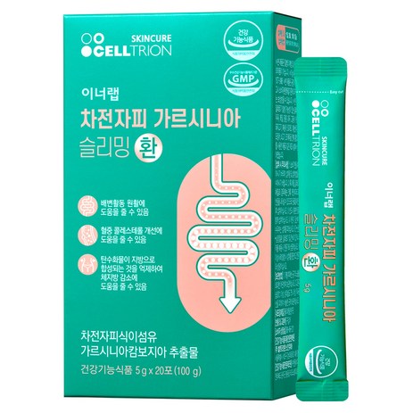 셀트리온 이너랩 차전자피 가르시니아 슬리밍 환 20p, 100g, 1개-추천-상품