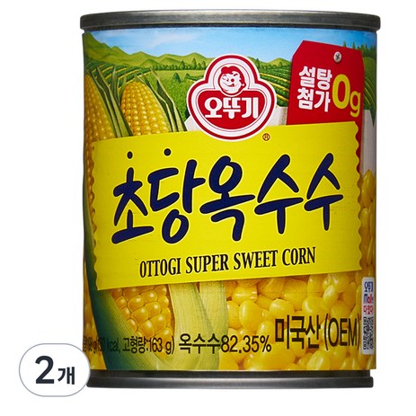 오뚜기 수퍼 스위트콘 초당옥수수, 340g, 2개-추천-상품