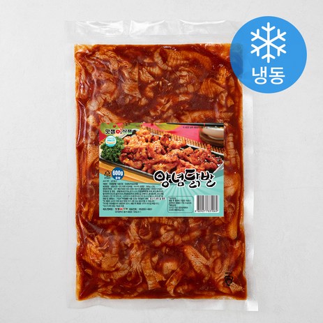 맛잽이식품 양념닭발 (냉동), 600g, 1봉-추천-상품