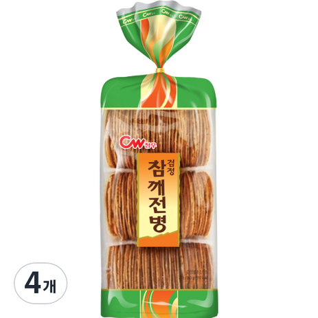 청우식품 참깨전병, 350g, 4개-추천-상품