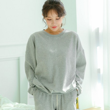 테라우드 여성용 심플베이직 긴팔 잠옷 상하세트-추천-상품