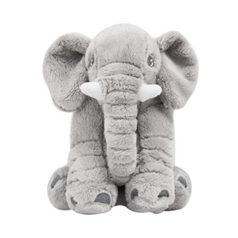 브로키 미니코끼리 애착인형, 23cm, 그레이-추천-상품