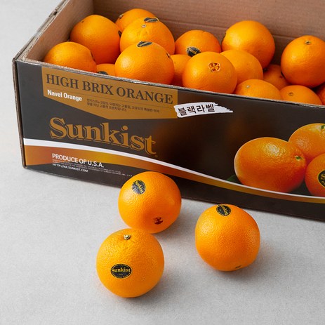썬키스트 고당도 오렌지 중대과, 6kg(24~42개입), 1박스-추천-상품