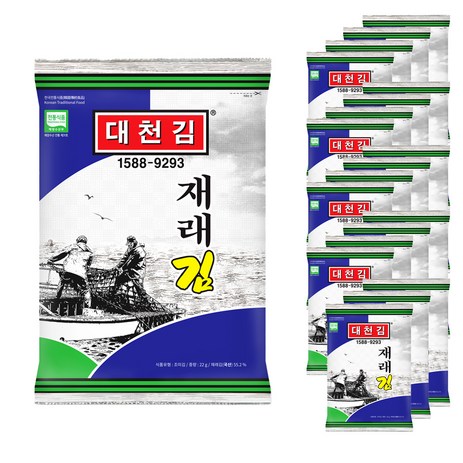 대천김 재래김, 22g, 20개-추천-상품