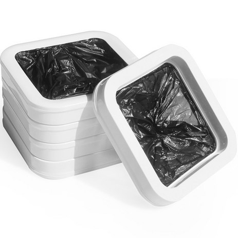 크린포유 스마트 휴지통 리필 카트리지 5개, 화이트-추천-상품