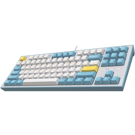 COX CK01SL TKL PBT 45GF 저소음 백축 기계식 키보드, 크림소다, CK01TKLPV2-추천-상품