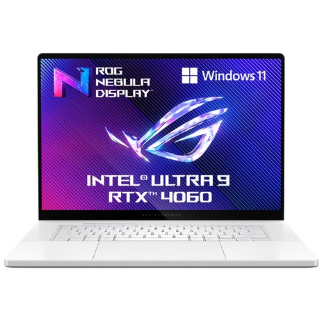 에이수스 2024 ROG 제피러스 G16 코어Ultra9 인텔 14세대 지포스 RTX 4060, 플래티넘 화이트, 1TB, 32GB, WIN11 Home, GU605MV-QR146W-추천-상품