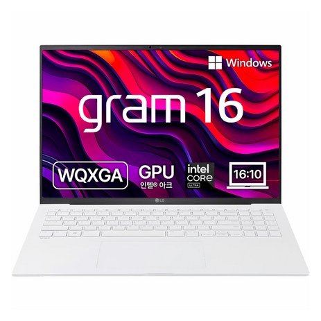 LG전자 2024 그램 16 인텔 코어Ultra5, 스노우화이트, 16Z90S-GA5HK, 512GB, 16GB, WIN11 Home-추천-상품