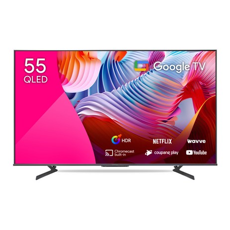 더함 UHD QLED 게이밍 스마트 TV, UG551QLED, 방문설치, 스탠드형, 138cm(55인치)-추천-상품