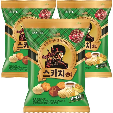 스카치 캔디 세가지맛, 157g, 3개-추천-상품