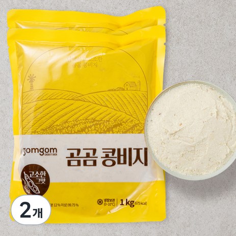 곰곰 콩비지, 1kg, 2개-추천-상품