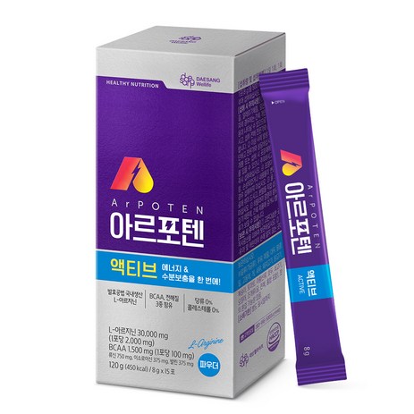 대상웰라이프 아르포텐 아르지닌 액티브, 120g, 1개-추천-상품