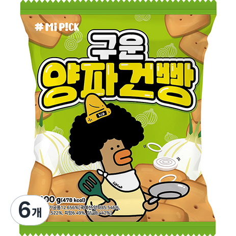 명도물산 구운 양파건빵, 100g, 6개-추천-상품