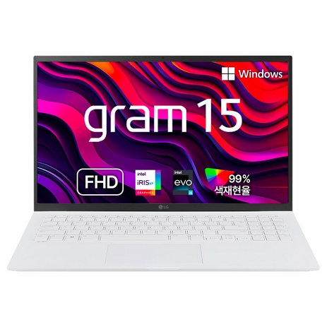 LG전자 2023 그램 15 코어i5 인텔 13세대, 스노우 화이트, 256GB, 16GB, WIN11 Home, 15Z90R-GA56K-추천-상품