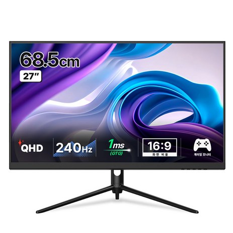 한성컴퓨터 QHD Fast IPS 240 게이밍 모니터, 68.47cm, TFG27Q24P(무결점)-추천-상품