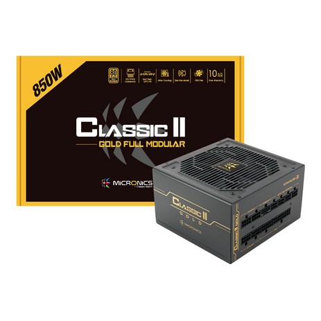 마이크로닉스 Classic II 850W 80PLUS GOLD 230V EU 풀모듈러 ATX 파워 HP1-O850GD-E12F-추천-상품