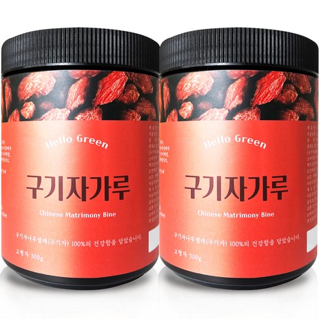 헬로우그린 구기자 가루 통, 300g, 2개-추천-상품