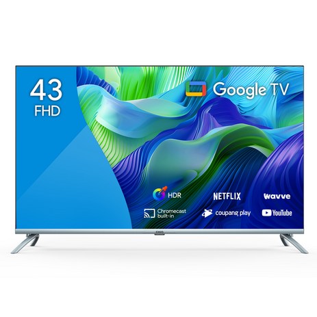 더함 FHD LED 구글 OS TV, 109cm (43인치), 스탠드형, NA431FHD, 고객직접설치-추천-상품