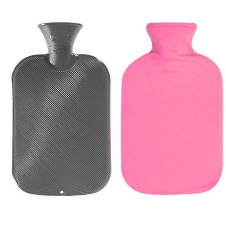 파쉬 양면빗살 핫팩 물주머니 2L 랜덤 발송 + 면쭈리커버 핑크, 1세트-추천-상품