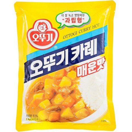 오뚜기 분말 카레 매운맛, 1kg, 1개-추천-상품