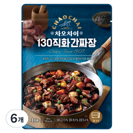 차오차이 130 직화 간짜장, 180g, 6개-추천-상품