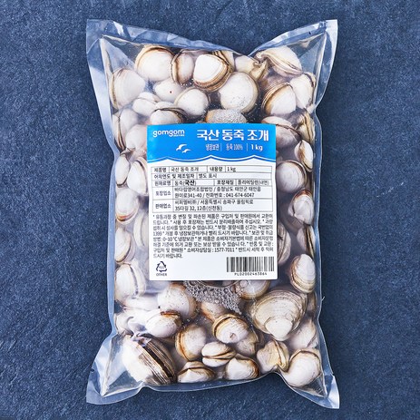 곰곰 국산 동죽 조개, 1kg, 1개-추천-상품