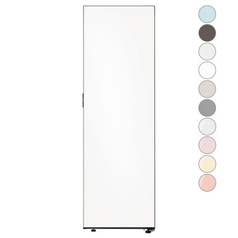 [색상선택형] 삼성전자 비스포크 키친핏 1도어 냉동고 우개폐 347L 방문설치, RZ34C7905AP-추천-상품