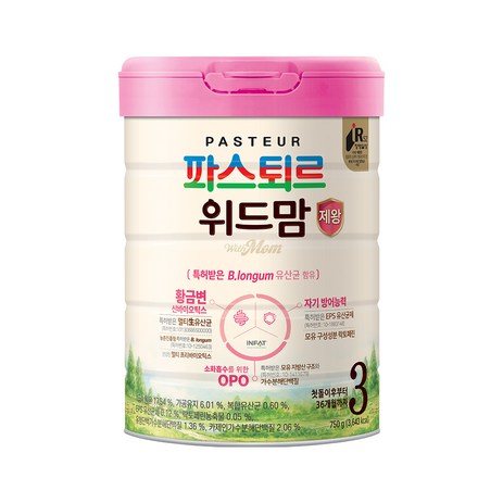 파스퇴르 위드맘 제왕 3단계, 750g, 1개-추천-상품