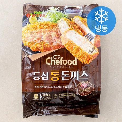 쉐푸드 등심통돈까스 (냉동), 600g, 1개-추천-상품