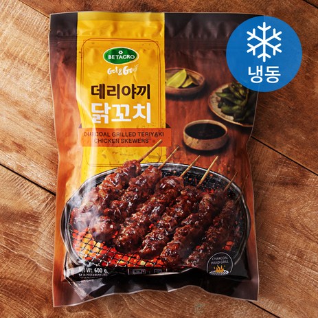 베타그로 데리야끼 숯불 닭꼬치 (냉동), 1개, 600g-추천-상품