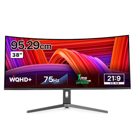 크로스오버 WQHD+ IPS TYPE-C PD 울트라와이드 커브드 모니터, 95cm, 38LGD66C(무결점)-추천-상품