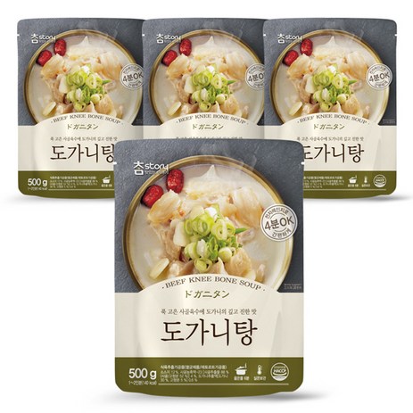 참스토리 도가니탕, 500g, 4개-추천-상품