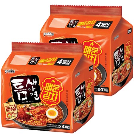 틈새라면 매운김치 120g, 8개-추천-상품