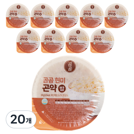 곰곰 현미 곤약밥, 150g, 20개-추천-상품