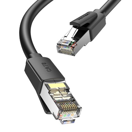 벤션 CAT8 SFTP 랜선 초고속 인터넷 랜케이블, 블랙, 1개, 8m-추천-상품