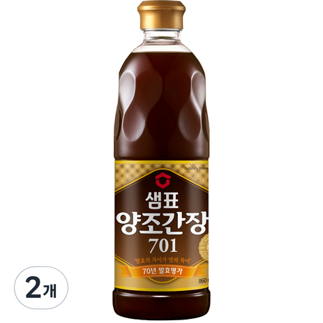 샘표 양조간장 701, 860ml, 2개-추천-상품