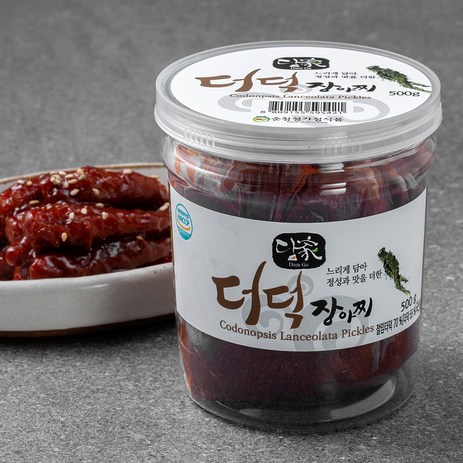 담가 더덕장아찌, 500g, 1개-추천-상품