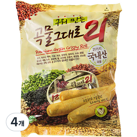 곡물그대로21 크리스피롤, 650g, 4개-추천-상품