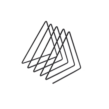 웅컴퍼니-디자인-철제-삼각-책꽂이-블랙-추천-상품