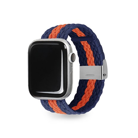 에가든 애플워치 루프밴드 버클 스트랩 38/40/41mm, Navy + Orange-추천-상품