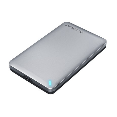 위즈플랫 USB3.2 Gen2 휴대용 외장하드 및 외장 HDD SSD 케이스 2.5인치 C타입, FHD-254UC-추천-상품